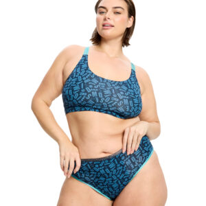 Menstruační kalhotky Modibodi Smileyworld Hi Waist Brief Super-Overnight Steel (MKMSHWBSOS) S