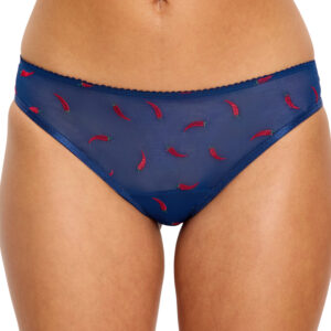 Menstruační kalhotky Modibodi lntimates V Day Cheeky Brief Light Navy Chilli (DKMIVDCBLVC) XXL