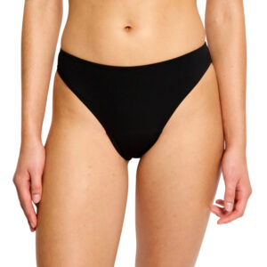 Menstruační plavky Modibodi Hi-Leg Cheeky Bottom Super Black spodní díl (MPMHLCBB)