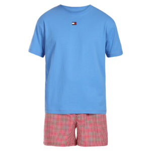 Pánské pyžamo Tommy Hilfiger vícebarevné (UM0UM03832 0WP) L