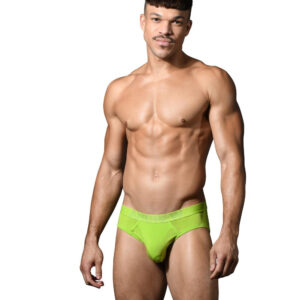 Pánské slipy Andrew Christian zelené BESPOKE (93521-FRHLM)