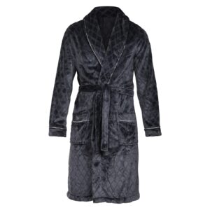 Pánský župan L&L šedý (2453-GRAFIT) M