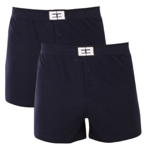 2PACK pánské trenky Nedeto modré (2NTV08) XXL