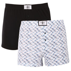 2PACK pánské trenky Nedeto vícebarevné (2NTV05) 3XL