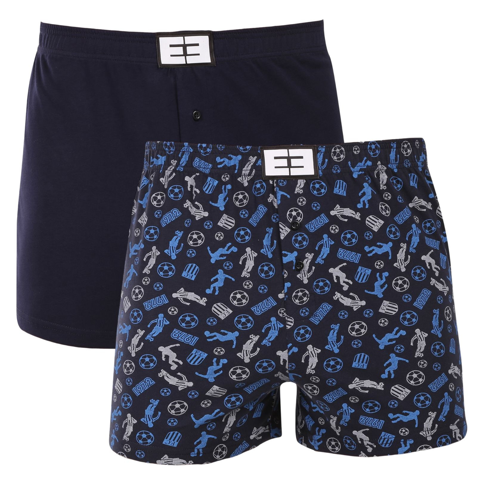 2PACK pánské trenky Nedeto vícebarevné (2NTV07) M