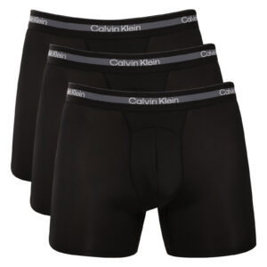 3PACK pánské boxerky Calvin Klein černé (NB4537-UB1) XXL