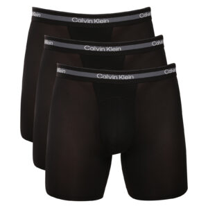 3PACK pánské boxerky Calvin Klein černé (NB4538-UB1) L