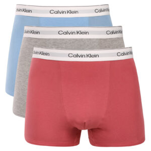 3PACK pánské boxerky Calvin Klein vícebarevné (NB4286-TKM) 4XL