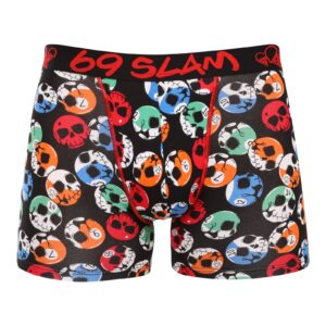 Pánské boxerky 69SLAM GILBERT bambusové vícebarevné (MPBPKL-BB) XL