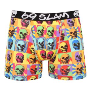 Pánské boxerky 69SLAM SKULL DYLAN FITTED (MBYHGS-PO) L