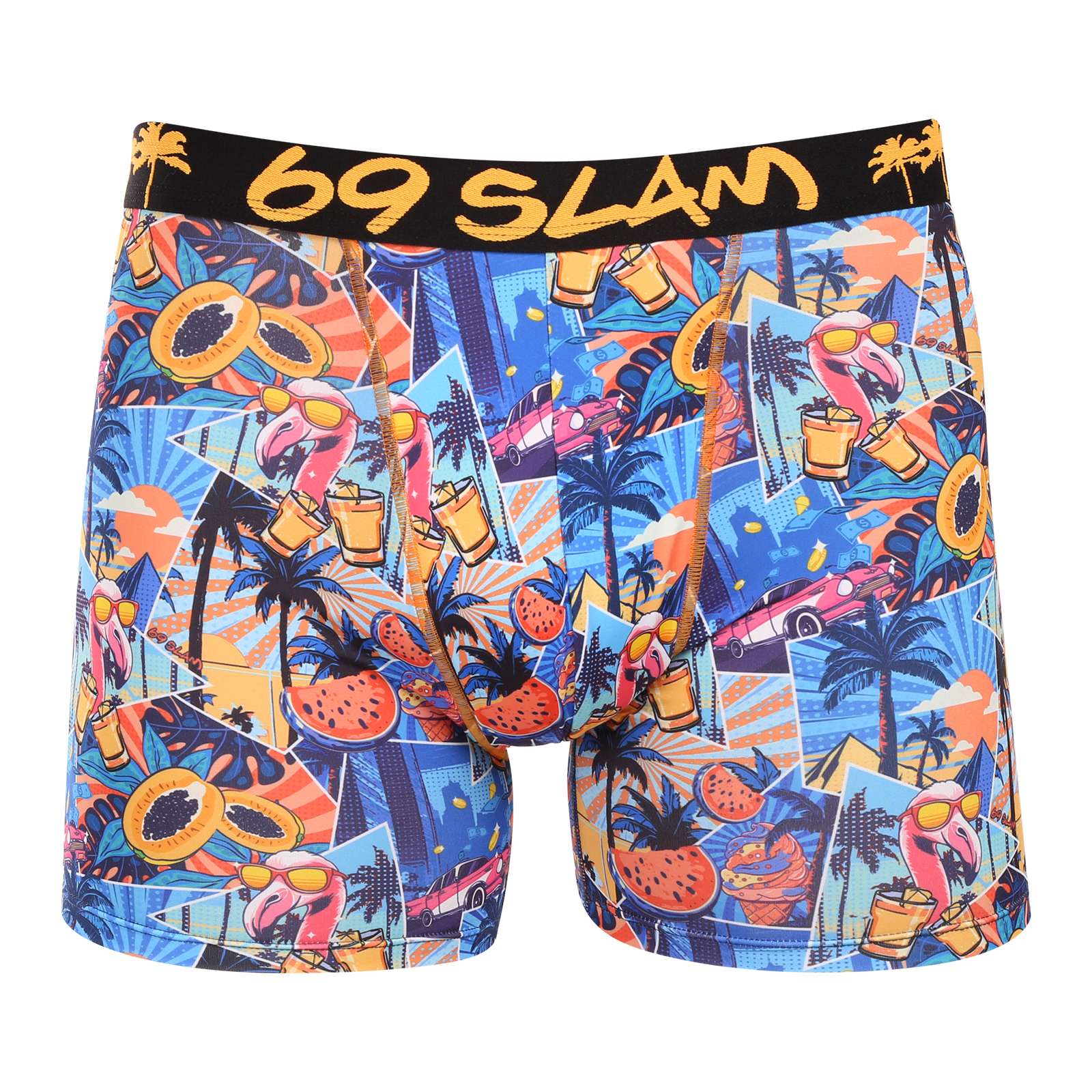 Pánské boxerky 69SLAM SKULL DYLAN FITTED (MBYVCE-PO) L