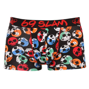 Pánské boxerky 69SLAM SKULL ELIZAH bambusové vícebarevné (MHBPKL-BB) XL