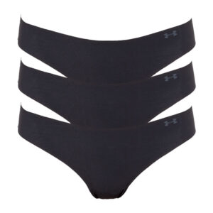 Poškozený obal - 3PACK dámská tanga Under Armour černá (1325615 001) S