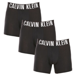 Poškozený obal - 3PACK pánské boxerky Calvin Klein černé (NB3609A-UB1) XL