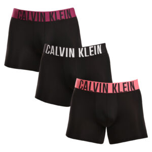 Poškozený obal - 3PACK pánské boxerky Calvin Klein černé (NB3612A-MDL) M