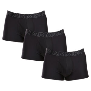 Poškozený obal - 3PACK pánské boxerky Under Armour černé (1383882 001) L