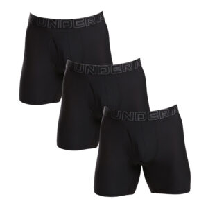 Poškozený obal - 3PACK pánské boxerky Under Armour černé (1383884 001) XL