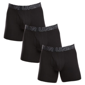 Poškozený obal - 3PACK pánské boxerky Under Armour černé (1383889 001) 4XL