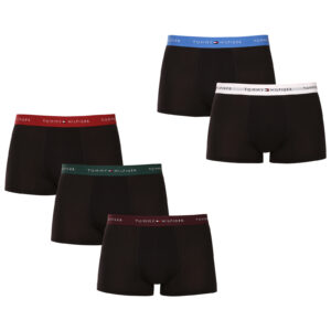 Poškozený obal - 5PACK pánské boxerky Tommy Hilfiger černé (UM0UM03061 0TO) L