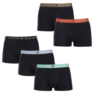 Poškozený obal - 5PACK pánské boxerky Tommy Hilfiger černé (UM0UM03494 0T3) M