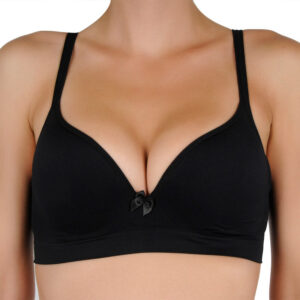 Poškozený obal - Dámská podprsenka Gina vyztužená s kosticemi černá (07008) 85E