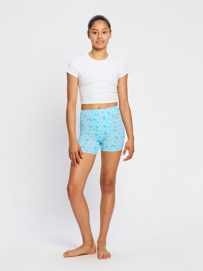 2PACK dívčí menstruační kalhotky na spaní Modibodi Teen Sleep Short Super Happy Holiday Multi (DMKMNSTSSSHHM) 16-18 let - Obrázek 2