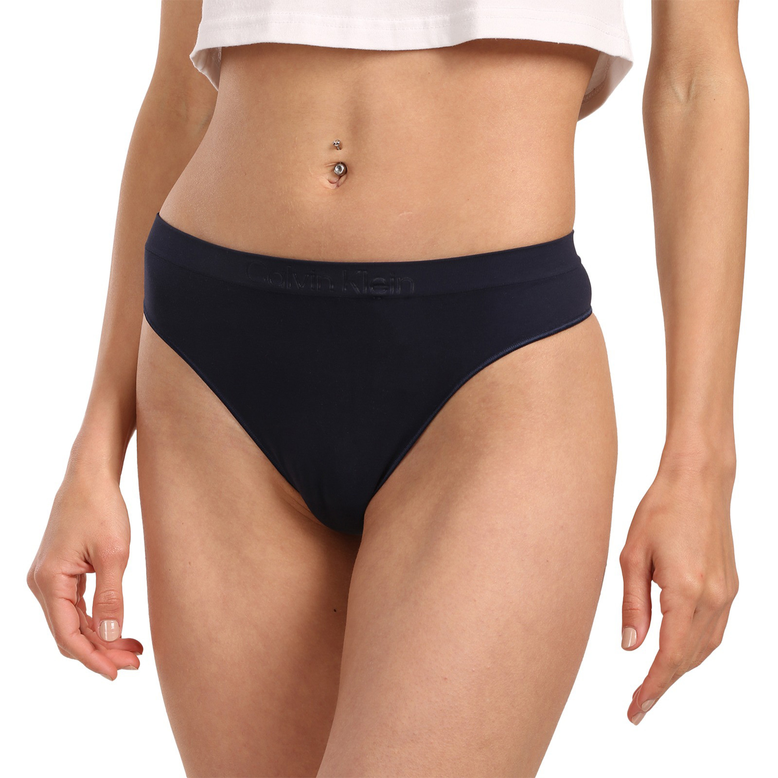3PACK dámská tanga Calvin Klein vícebarevné (QD5211-3EQ) S - Obrázek 2