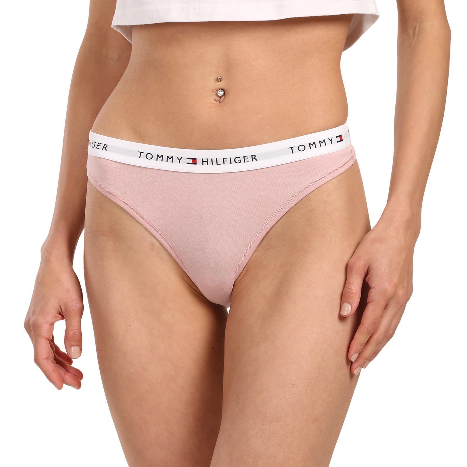 3PACK dámská tanga Tommy Hilfiger vícebarevná (UW0UW05530 0SN) M - Obrázek 2