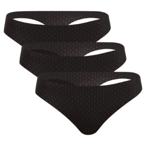 3PACK dámská tanga Under Armour černá (1390412 001) XL
