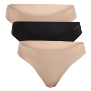 3PACK dámská tanga Under Armour vícebarevná (1383893 011) XS