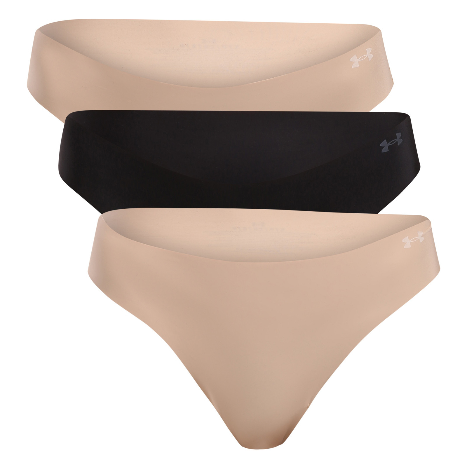 3PACK dámská tanga Under Armour vícebarevná (1383893 011) XS