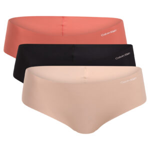 3PACK dámské kalhotky Calvin Klein bezešvé vícebarevné (QD3559E-3EZ) M