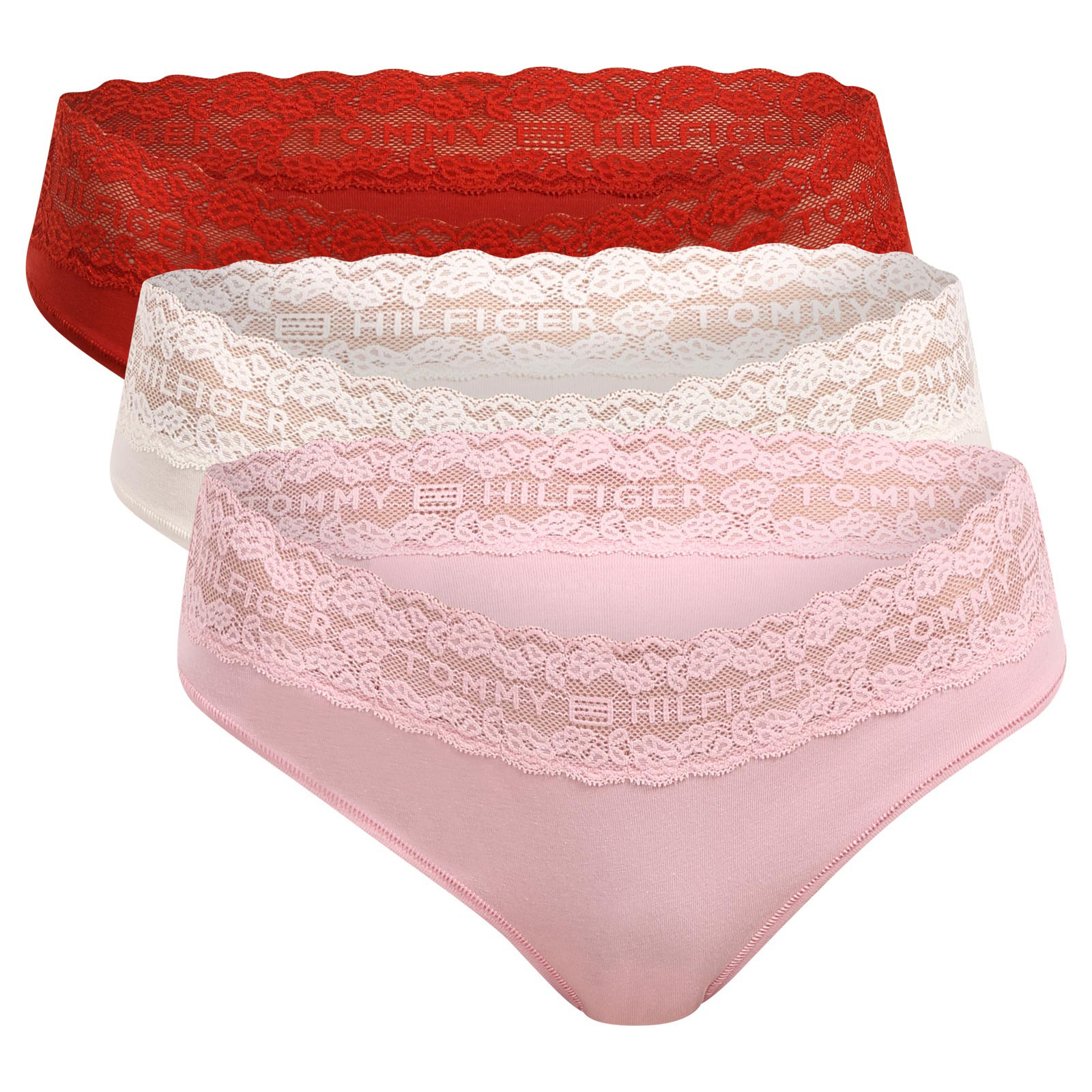 3PACK dámské kalhotky Tommy Hilfiger vícebarevné (UW0UW06338 0VO) XL