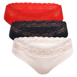 3PACK dámské kalhotky Tommy Hilfiger vícebarevné (UW0UW06338 0WE) XL