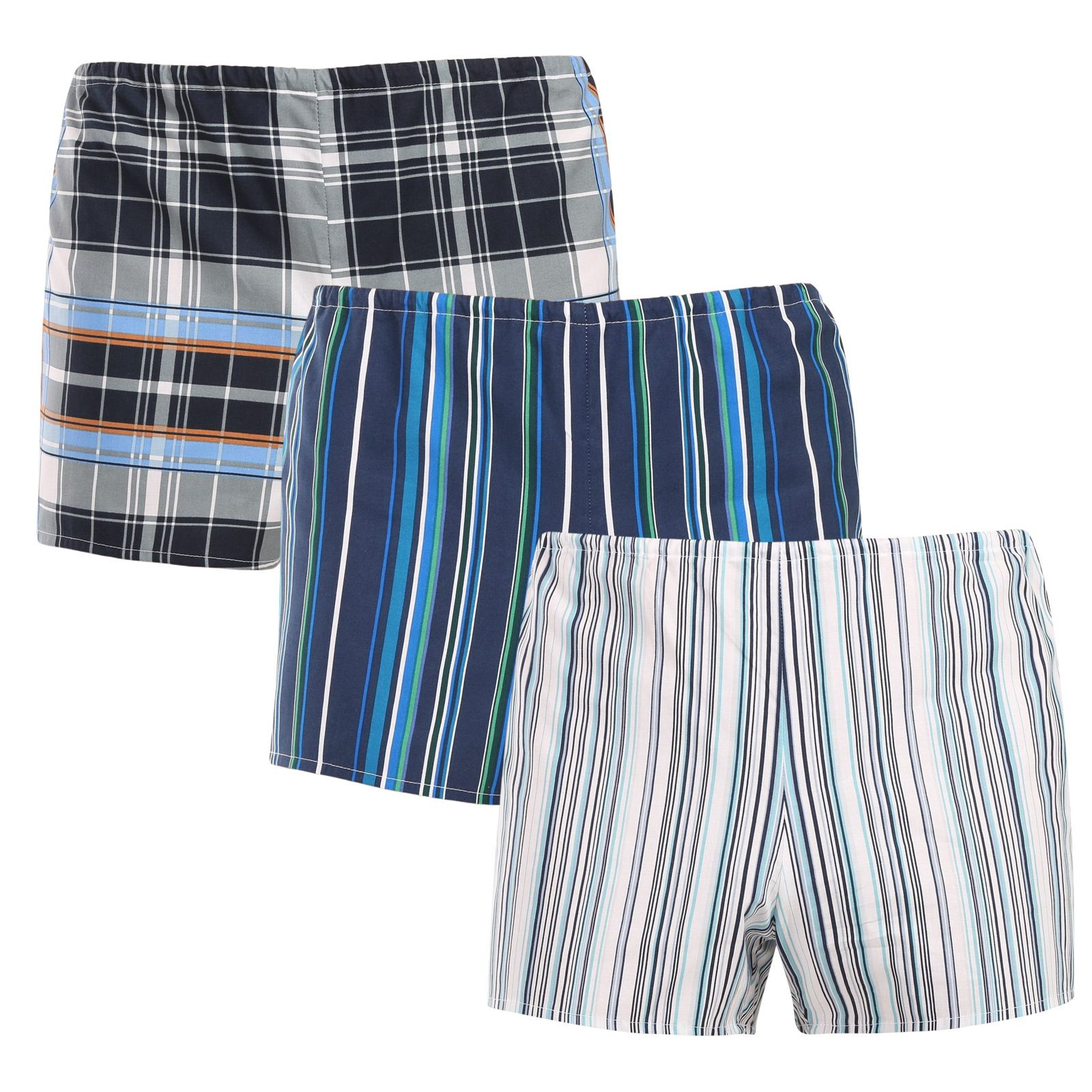 3PACK klasické pánské trenky Foltýn vícebarevné nadrozměr (KN838485) 3XL