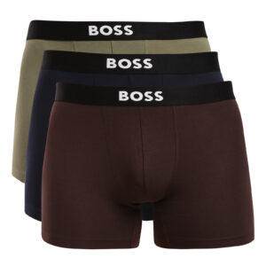 3PACK pánské boxerky BOSS vícebarevné (50544272 240) 5XL