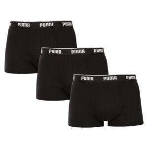 3PACK pánské boxerky Puma černé (701234187 001) M