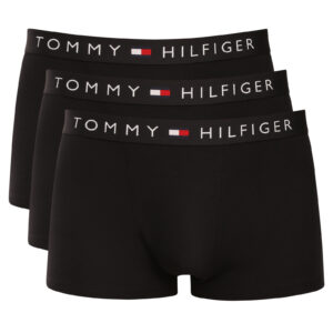 3PACK pánské boxerky Tommy Hilfiger černé (UM0UM03884 0XK) M