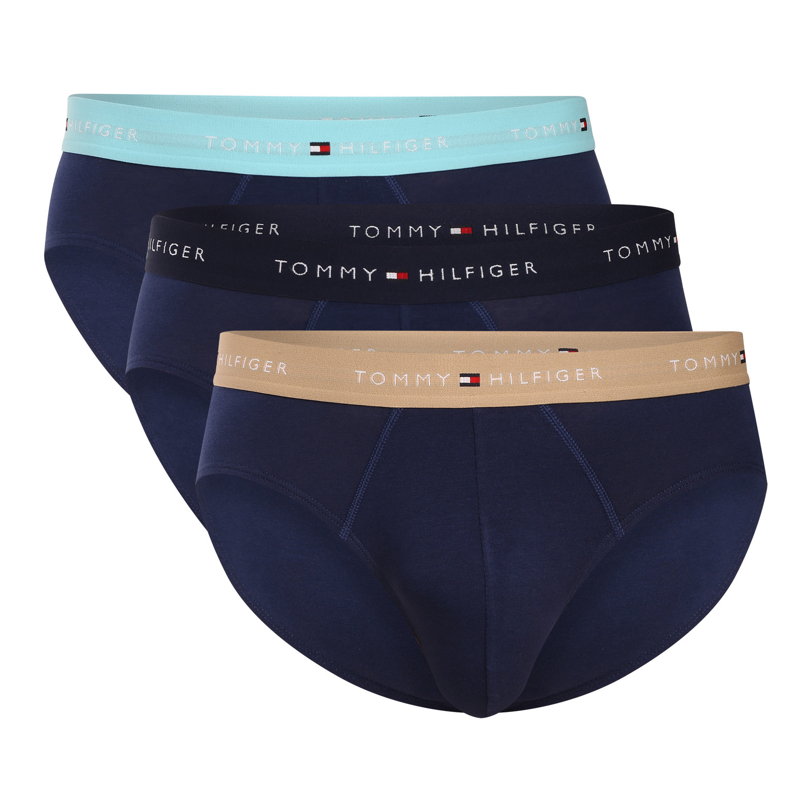 3PACK pánské slipy Tommy Hilfiger tmavě modré (UM0UM03876 0YW) M