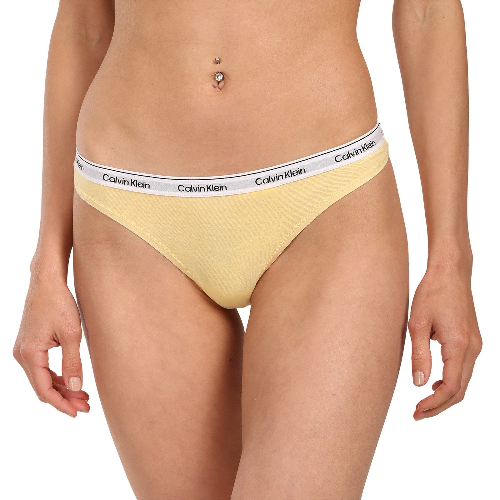 5PACK dámská tanga Calvin Klein vícebarevná (QD5221-4WI) M - Obrázek 2