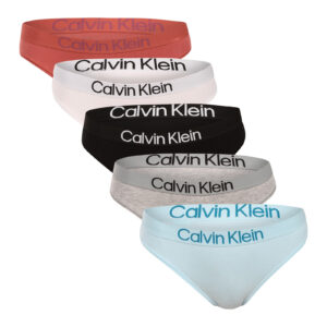 5PACK dámské kalhotky Calvin Klein vícebarevné (QD5332-3C9) S