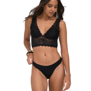 Dámská podprsenka ONLY černá (15107599-Black) XL