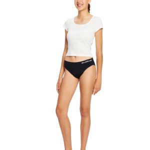Dívčí menstruační kalhotky Modibodi Modicomfort Seamless Teen Hipster Bikini Moderate Black (DMKMMSTHBMB) 14-18 let