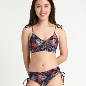 Dívčí menstruační plavky Modibodi Teen High Bikini Jungle Palm Black spodní díl (MODI4375JPB) 8-10 let