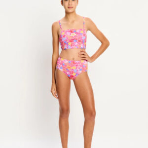 Dívčí menstruační plavky Modibodi Teen Swimwear Hi Waist Bikini Brief Supe Tropicana Crush spodní díl (DMPMADTSHWBBSTCSD) 8-10 let