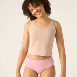 Menstruační kalhotky Modibodi Basic Mid-Rise Brief Moderate-Heavy Musk - VYBALENÉ (MODI4110MVYB) XXL