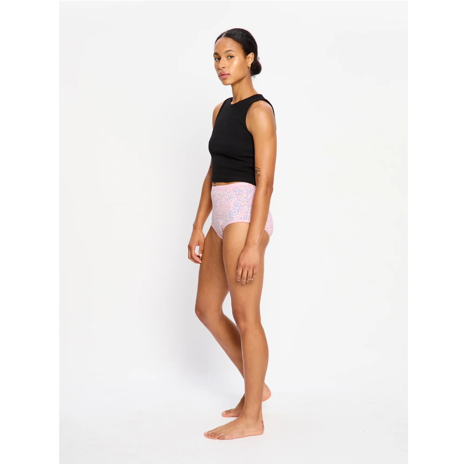 Menstruační kalhotky Modibodi Classic Full Brief Moderate Flore Pink (FLFBMHFLPW) XS - Obrázek 2