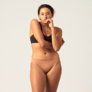 Menstruační kalhotky Modibodi Seamfree Bikini Moderate-Heavy Cinnamon (MODI4065CIN) XXL