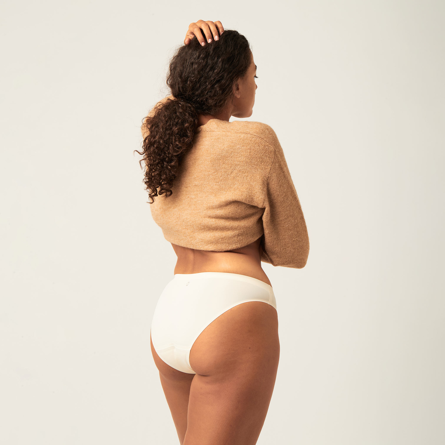 Menstruační kalhotky Modibodi Seamfree Bikini Moderate-Heavy Macadamia (MODI4065M) XXL - Obrázek 2