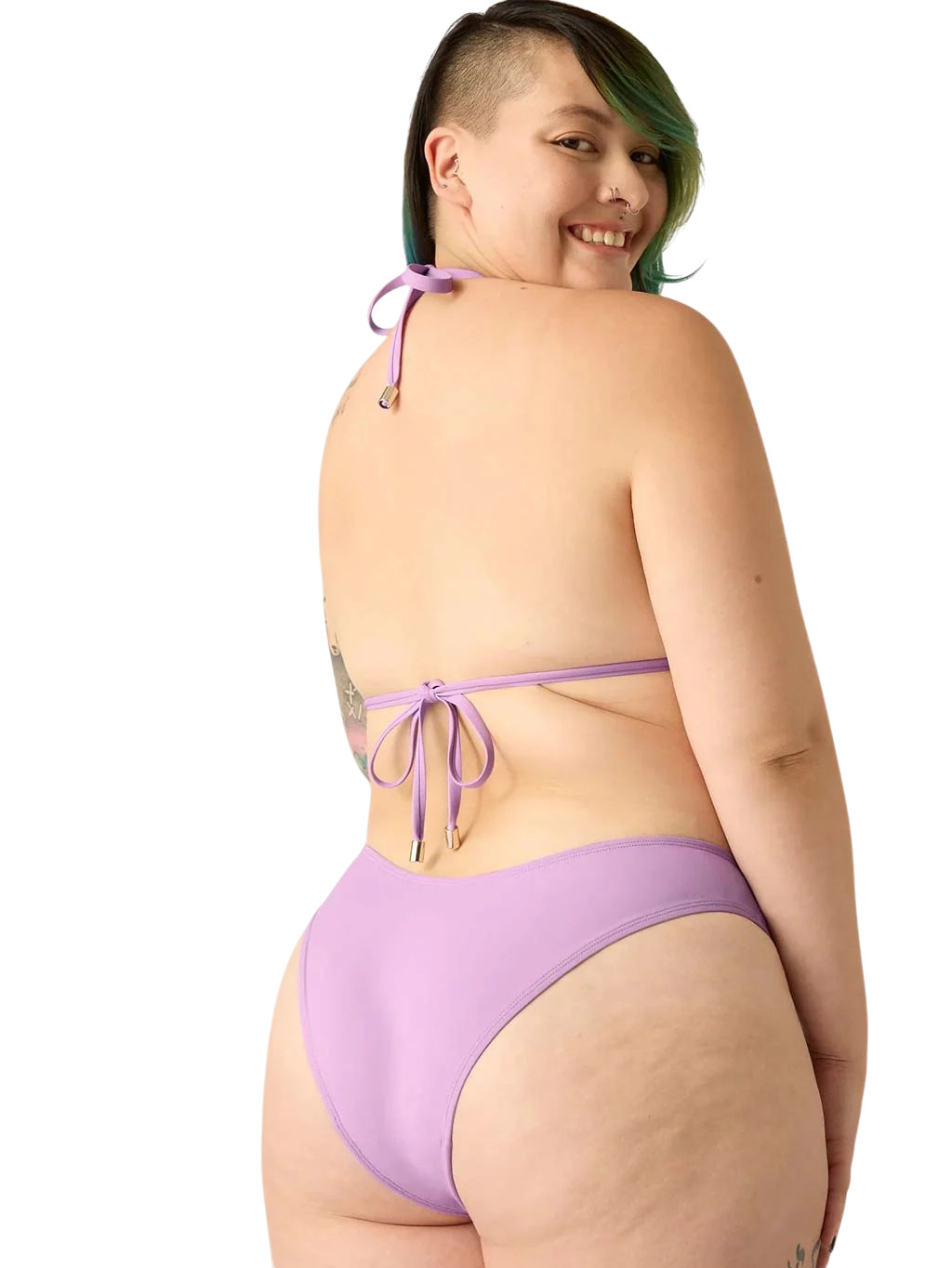 Menstruační plavky Modibodi Brazilian Brief Lavender spodní díl (MPMBBLSD) S